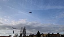 Flugzeug über Südost Flugzeug über Südost