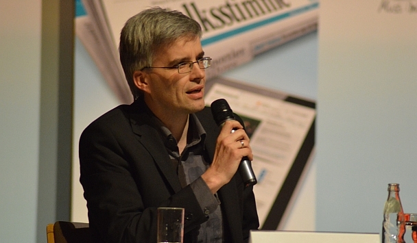 OB-Kanditat Olaf Meister, grüner Stadtrat und Landtagsabgeordneter