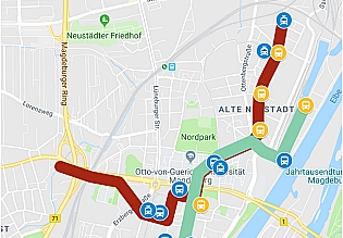 Neue Buslinienführungen der Innenstadt Neue Buslinienführungen der Innenstadt
