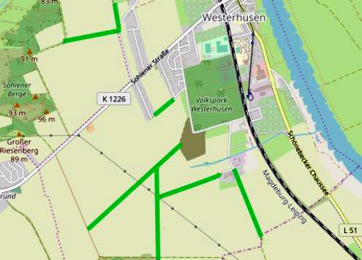 Feldwege Westerhüsen/Salbke Feldwege Westerhüsen/Salbke