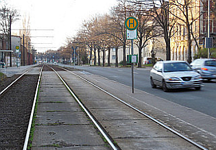 Magdeburg - Haltestelle Turmpark Magdeburg - Haltestelle Turmpark