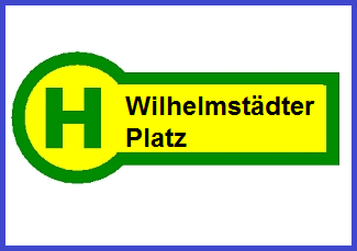 Straßenbahnhaltestelle Wilhelmstädter Platz Straßenbahnhaltestelle Wilhelmstädter Platz