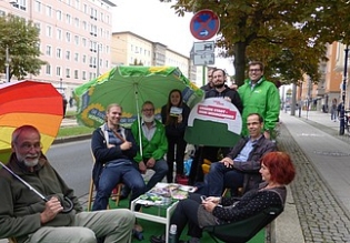 Innenstadt, Begegnung in Parkbuchten