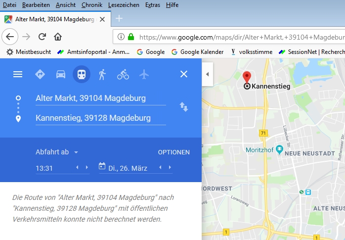 Google-Routenplaner Google-Routenplaner