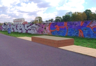 Curb als Skateranlage