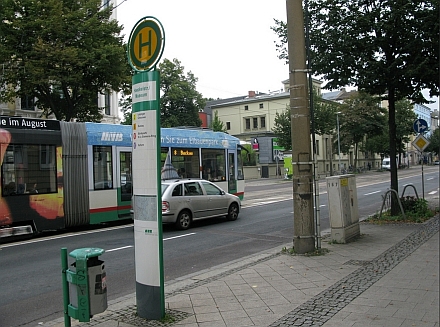Straßenbahn der MVB