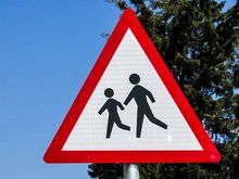 Verkehrszeichen Achtung Kinder