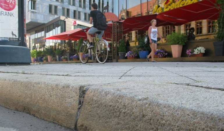 Fahrradverkehr in der Innenstadt