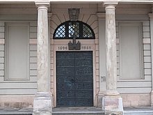 Historische Eingangstür,Altes Rathaus, Magdeburg