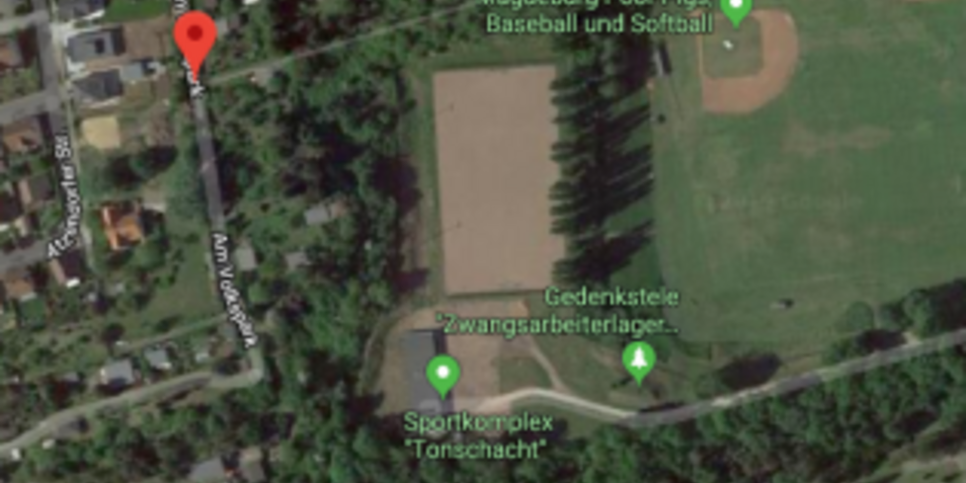 Google-Map: Volkspark Westerhüsen