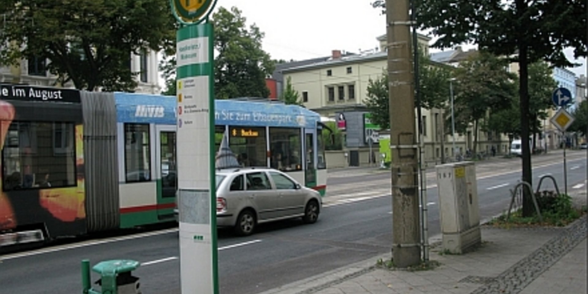 Straßenbahn der MVB