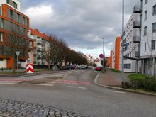 Blick in die Ernst-Lehmann-Straße