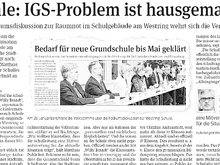 Volksstimmeartikel vom 13.02.2016: "Puhle: IGS-Problem ist hausgemacht"