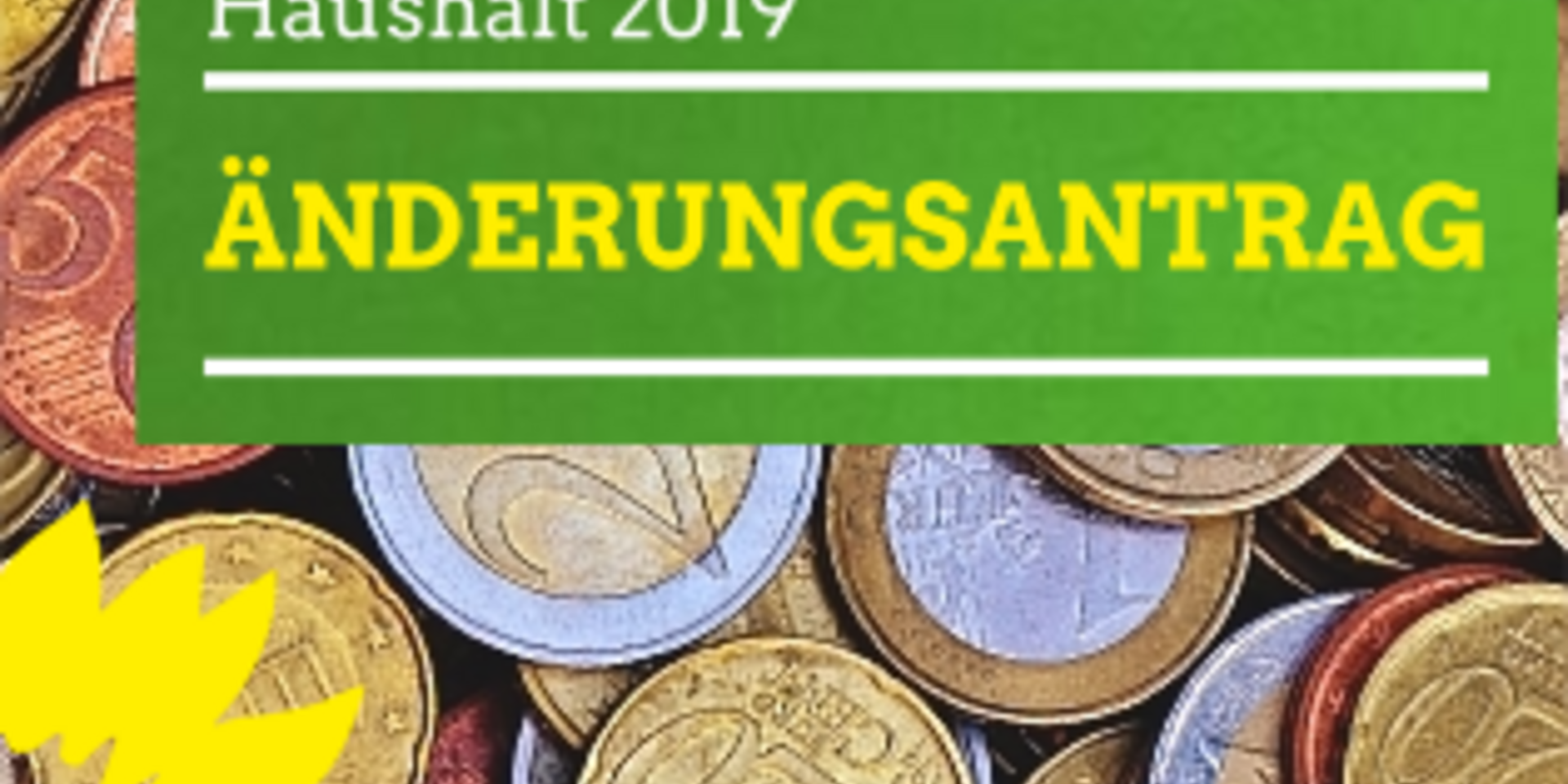 Änderungsantrag zum Haushalt 2019