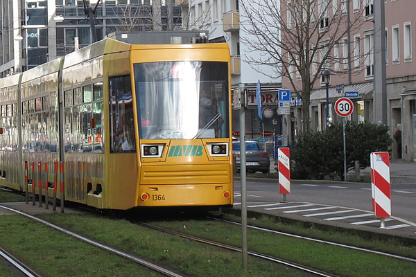 Straßenbahn der MVB