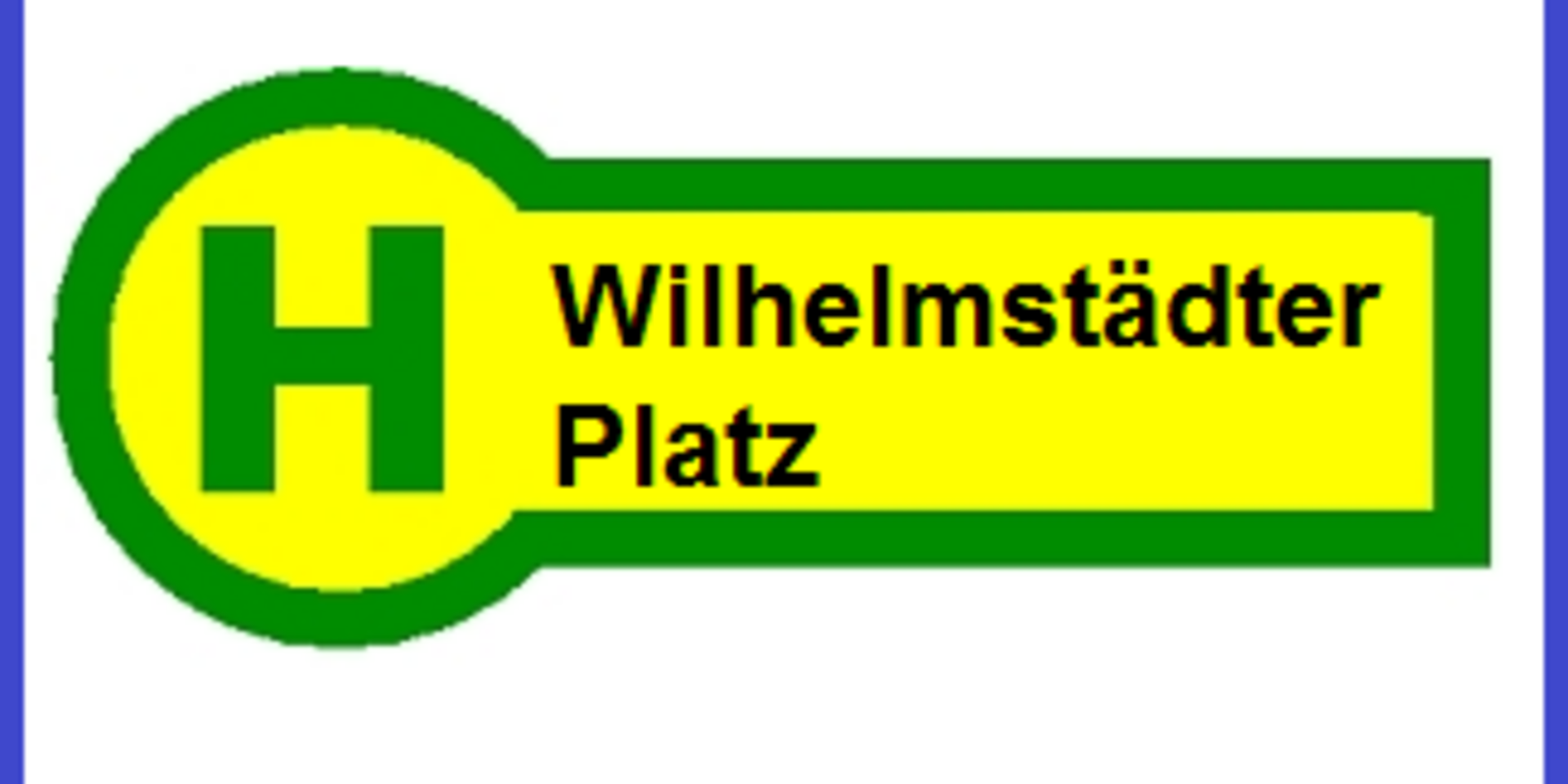 Straßenbahnhaltestelle Wilhelmstädter Platz