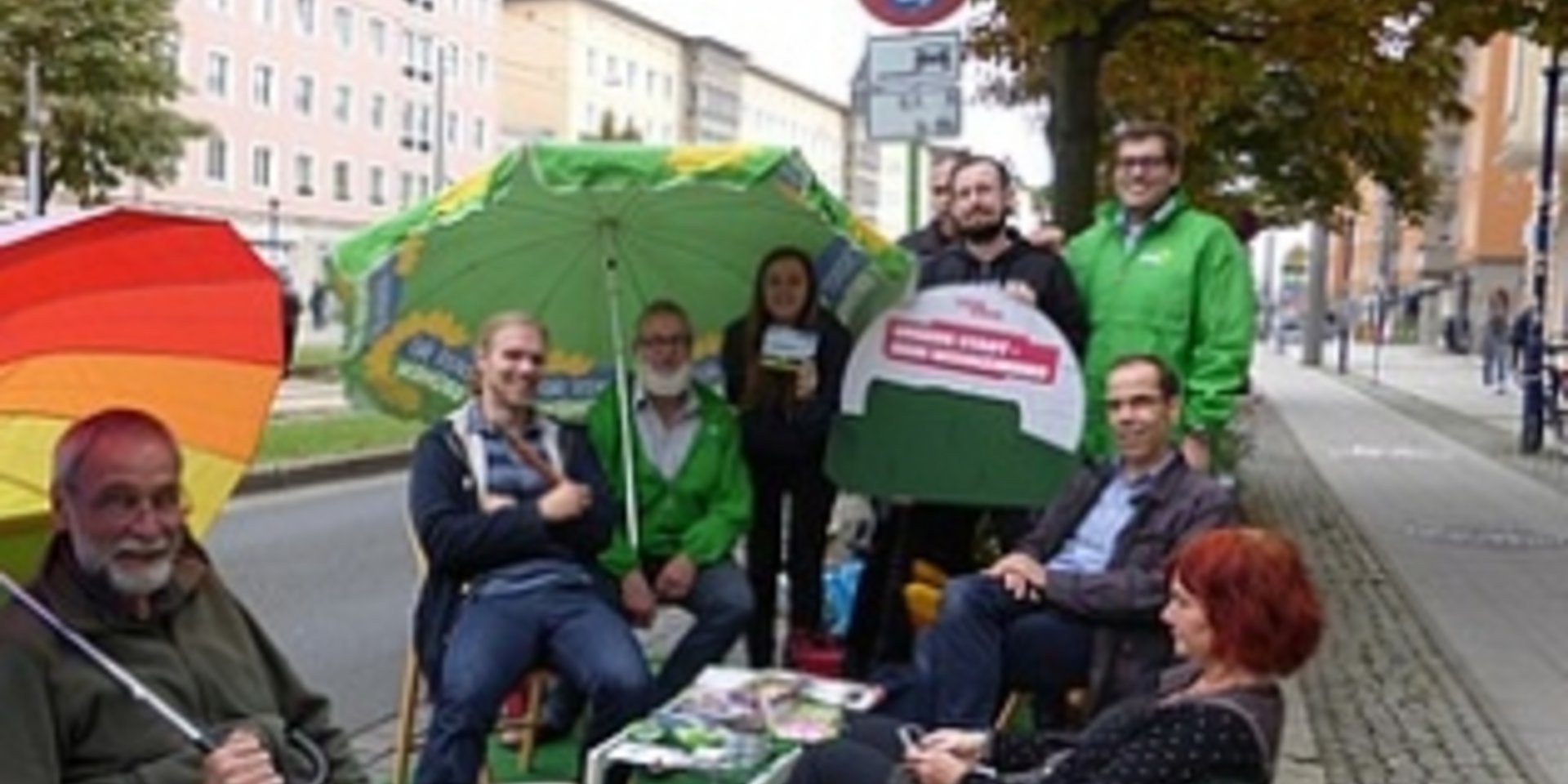 Innenstadt, Begegnung in Parkbuchten