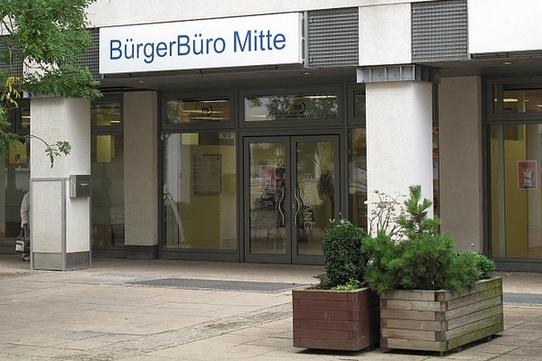 Bürgerbüro Mitte in der Leiterstraße