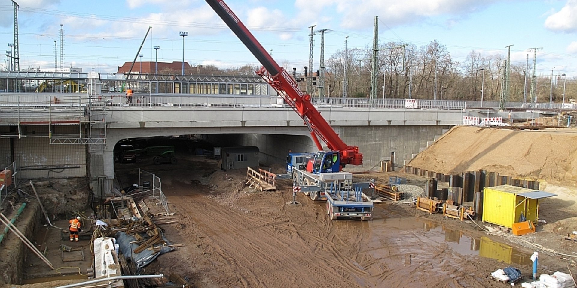 Baustelle City-Tunnel Magdeburg