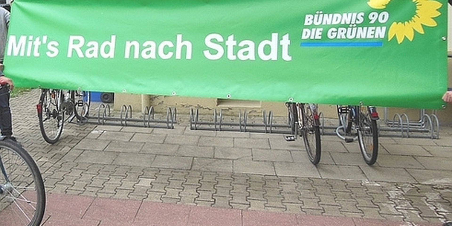 Mits Rad nach Stadt