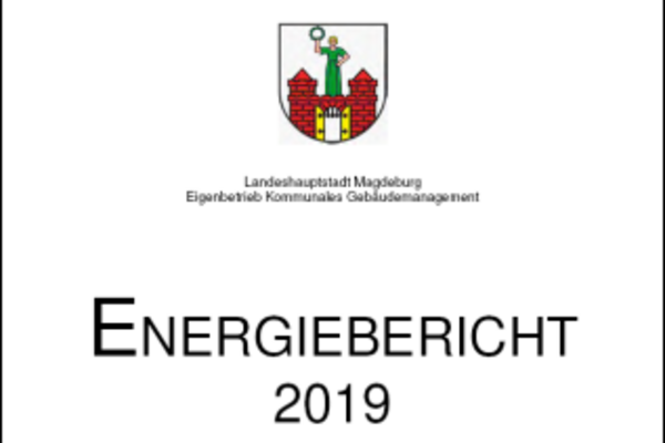 Energiebericht 2019 (Titelausschnitt)