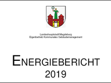 Energiebericht 2019 (Titelausschnitt)